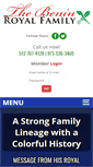 Mobile Screenshot of beninroyalfamily.com